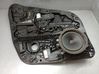 Rear window lifting mechanism without motor 