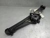 Rear window lifting mechanism without motor 
