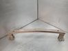 Rear bumper support beam 