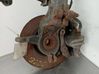 Front wheel hub spindle knuckle 