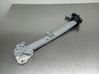 Rear window lifting mechanism without motor 