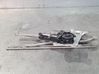 Front window lifting mechanism without motor 