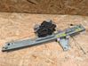 Front window lifting mechanism without motor 