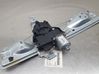 Rear window lifting mechanism without motor 