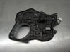 Rear window lifting mechanism without motor 