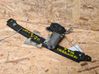 Rear window lifting mechanism without motor 