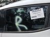 Rear door window glass 