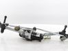 Front wiper linkage and motor 9824784980