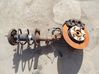 Front wheel hub spindle knuckle 