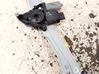 Rear door window regulator with motor 1034420333