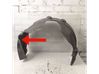 Front wheel arch liner splash guards 97777