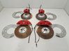 Brake discs and calipers set 6875284