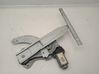 Rear door window regulator with motor 400929A