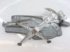 Front window lifting mechanism without motor 