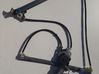 Front door window regulator with motor 