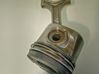 Piston with connecting rod 