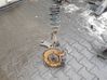 Front wheel hub spindle knuckle 