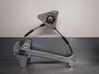 Rear door window regulator with motor 9656009280