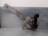 Rear window lifting mechanism without motor 6098227