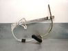 Rear door window regulator with motor 7700834340