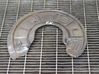 Front brake disc dust cover plate 104594501B