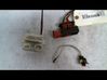Heater blower motor/fan resistor 