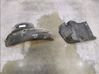 Front wheel arch liner splash guards 