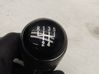 Gear lever shifter trim leather/knob 