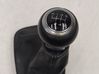 Gear lever shifter trim leather/knob 