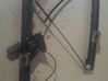 Rear door window regulator with motor 7322747