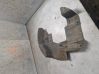 Front brake disc dust cover plate 
