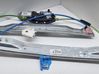 Front door window regulator with motor 9672210680