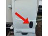 Loading door exterior handle 