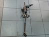 Steering wheel axle 