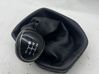 Gear lever shifter trim leather/knob 