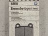 Brake pads (front) 34111159249