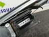 Rear door window regulator with motor 