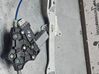 Front door window regulator with motor 541613212