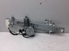 Rear door window regulator with motor 