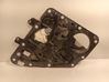 Rear door window regulator with motor 7P5839755B
