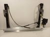 Front door window regulator with motor 344360M03