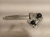 Rear door window regulator with motor 