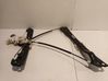 Front door window regulator with motor 
