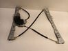 Front door window regulator with motor 