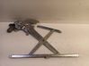 Front door window regulator with motor 