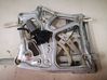 Rear door window regulator with motor 105977100