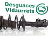 Amortiguador delantero con muelle espiral 