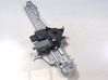 Rear door window regulator with motor 