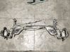 Rear axle beam with reductor 