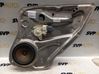 Rear window lifting mechanism without motor 